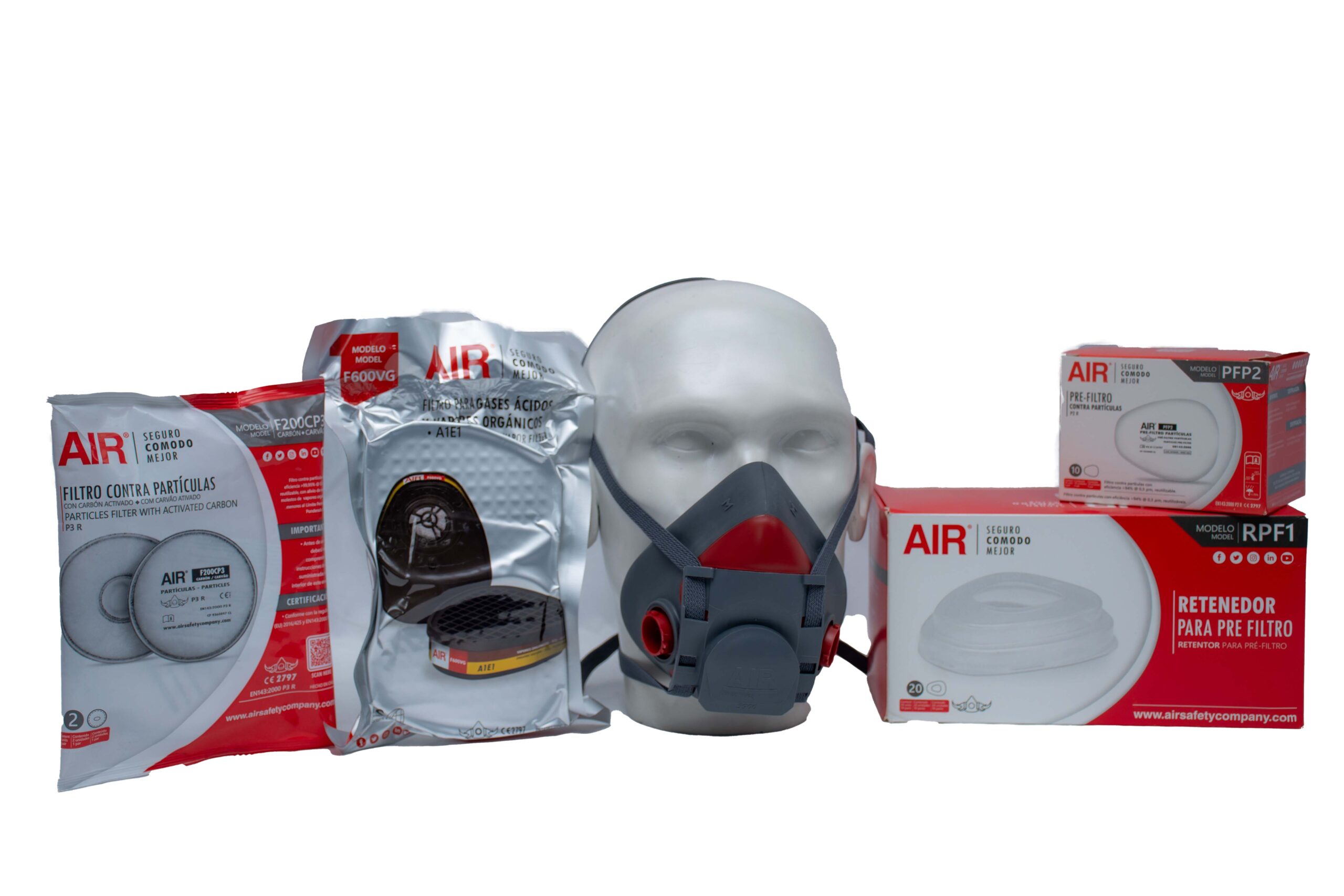 Respirador media cara AIR - Imagen 4