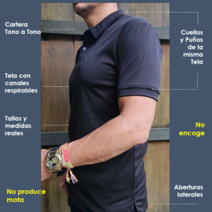 Camiseta tipo polo Dry Fit
